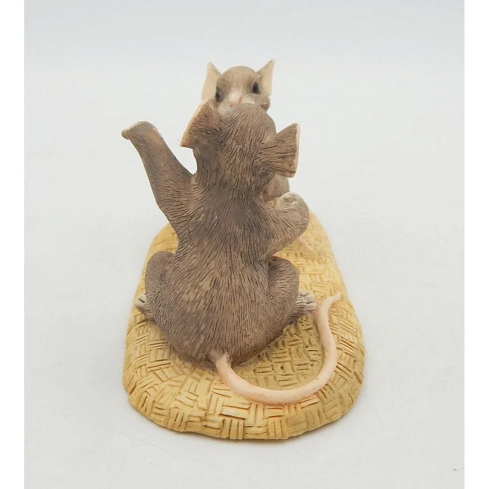 Charming Tails Candy Corn Vampire Figurine Mouse 85-607 Silvestri Vtg